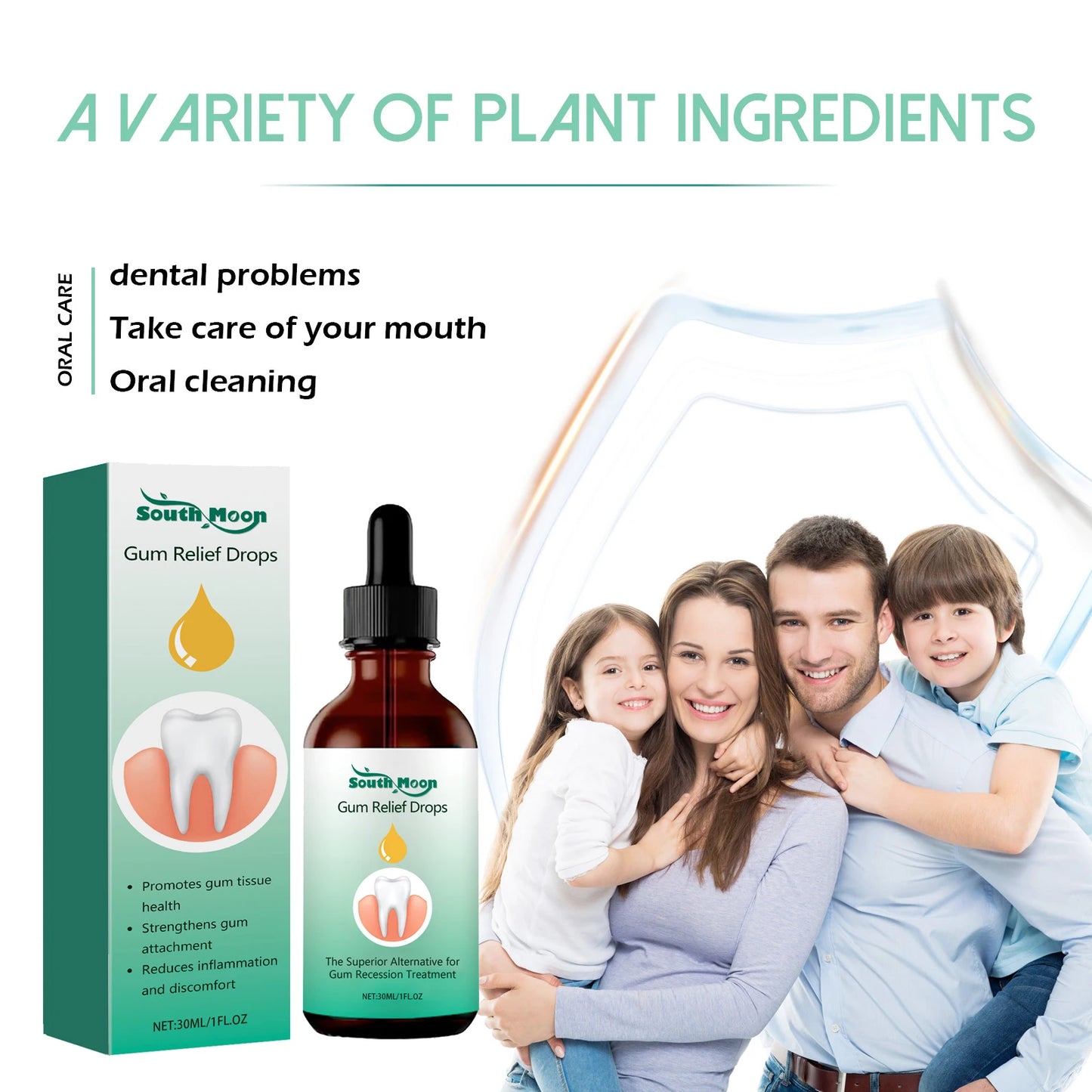 Gingival Repair Drops Quickly Repair of Cavities Caries Teeth Whiten Remove Yellow Plaque Stains Relieve Gums Decay Toothpaste