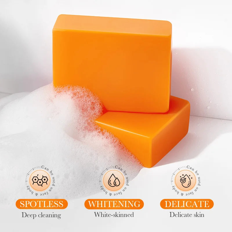 SADOER Hand Made Soap Body Cleaning Lightening Dark Underarm Leg Body Cleansers Brightening Face Soap Tender Skin Care Beauty