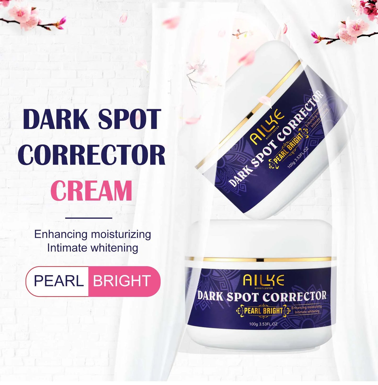 AILKE Skin Care Range Double-Glutathione, Whitening Serum, Dark Spot Face Cream, Glowing Soap, Women Lightening Beauty Cosmetics