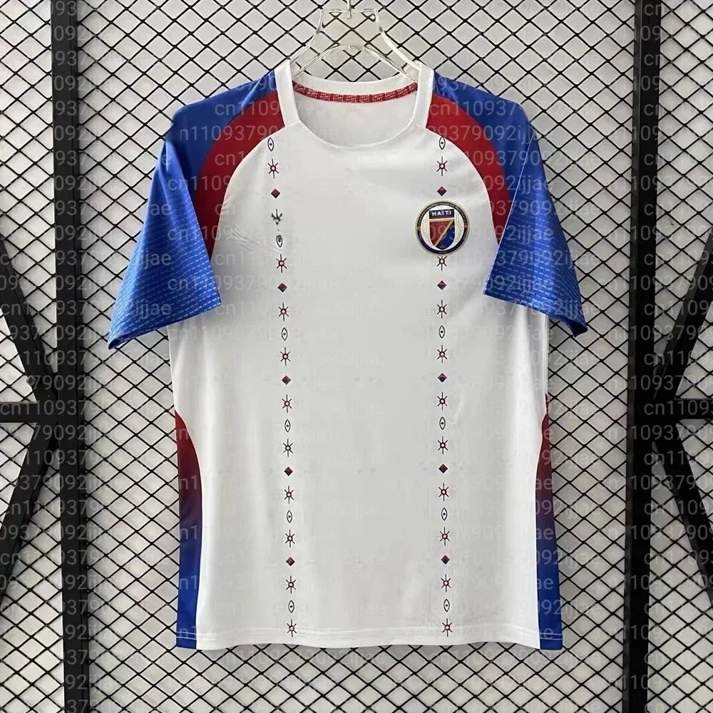 2026 Parent Child Football T-shirt 3D Printed National Team Haiti Football Jersey Quick Drying Adult and Children's Top