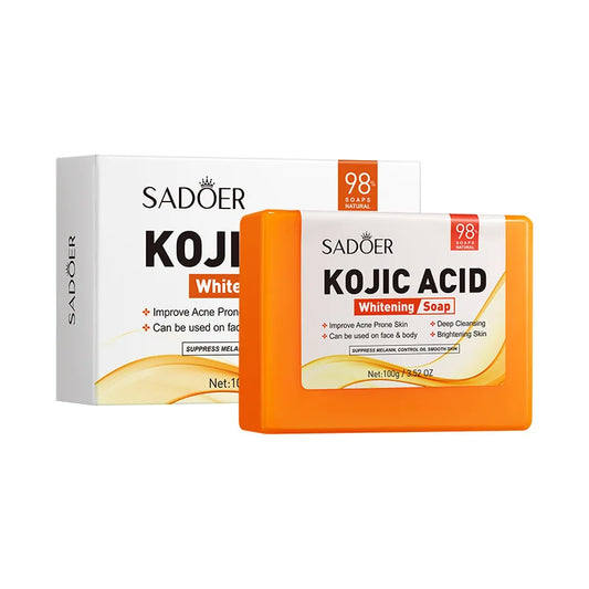SADOER Hand Made Soap Body Cleaning Lightening Dark Underarm Leg Body Cleansers Brightening Face Soap Tender Skin Care Beauty
