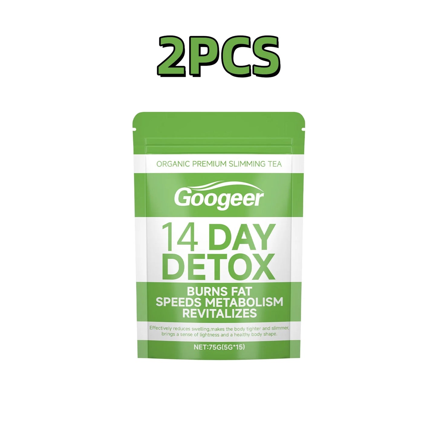 75g Googeer Slimming Weight Loss Detoxification Tea Body Detox Accelerate Fat Burn Organic High Quality Slimming Care Tea