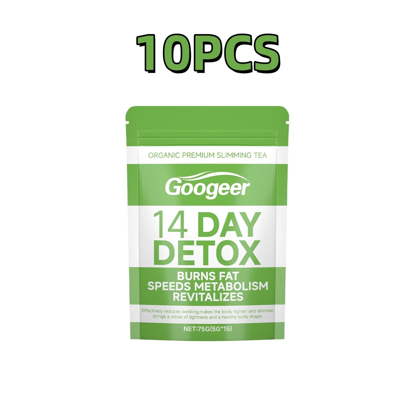 75g Googeer Slimming Weight Loss Detoxification Tea Body Detox Accelerate Fat Burn Organic High Quality Slimming Care Tea