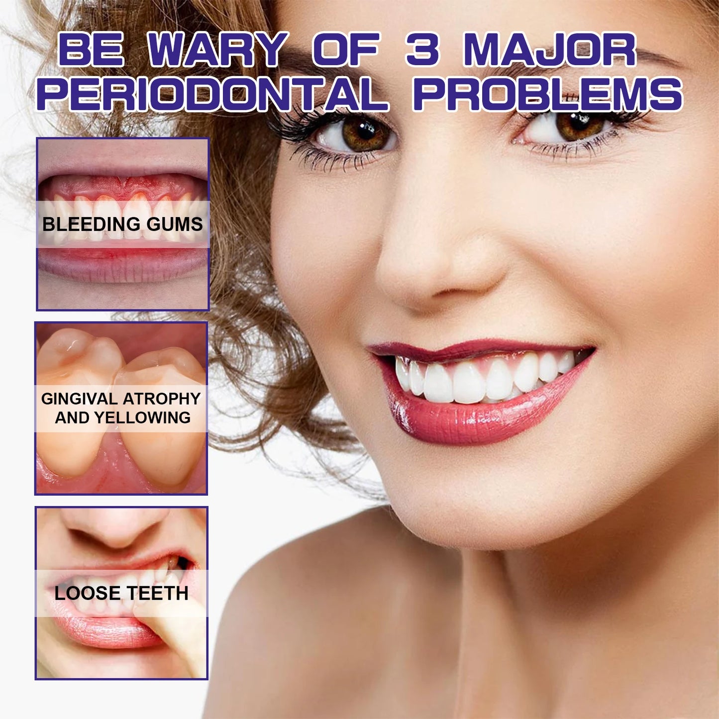 3 Days Whiten Powder Remove Dental Plaque Bright White Teeth Clean Odors Fresh Breath