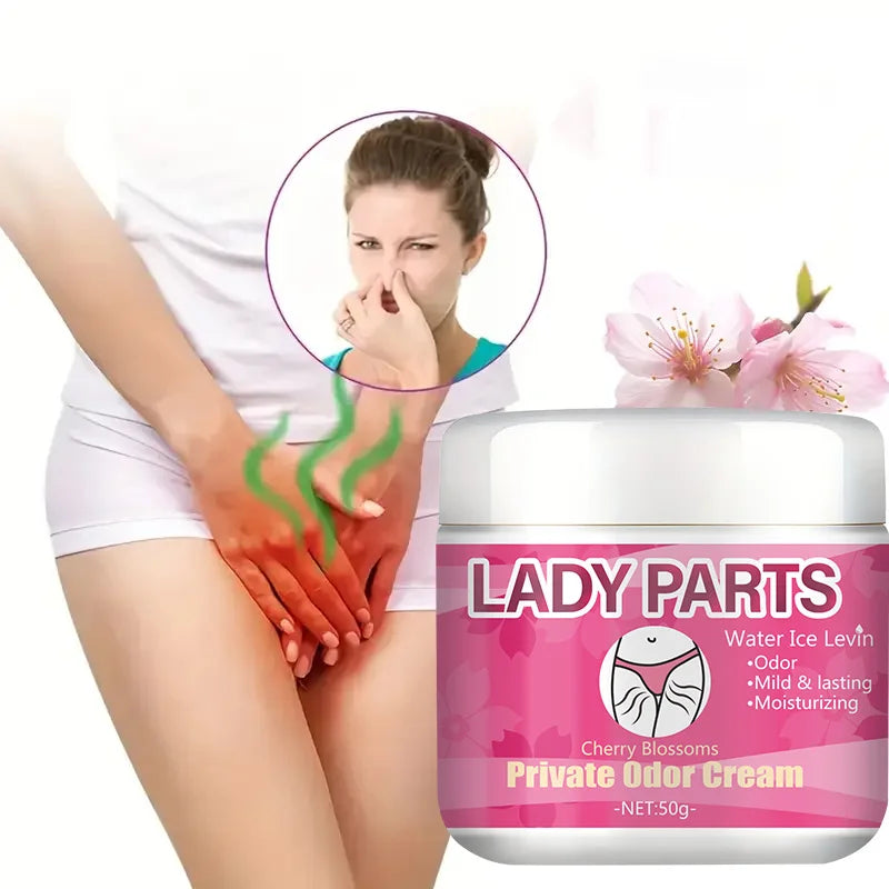 50g* Women's Care Cream Contains Glycerin, Mineral Oil, Gently Deodorizes and Cleanses the Body's Skin, Maintains Refreshing and Moisturizing, Cares for the Skin, and Daily Use