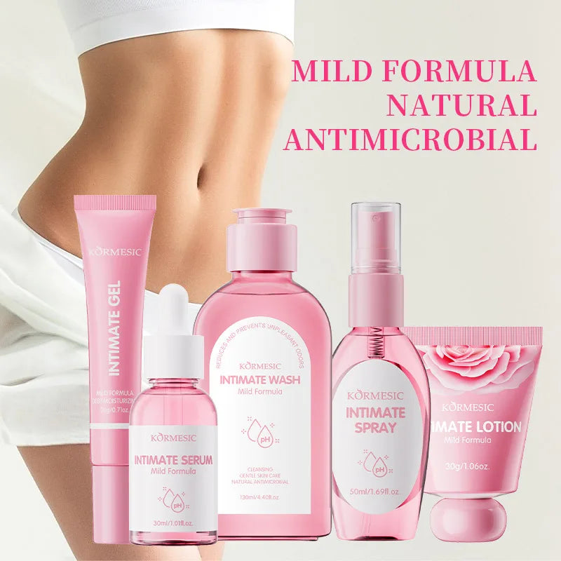 Women Private Parts Care Set Keep Brightening Improve Odor Reduce Dark Stress Release Body Deodorant Soap Vaginal Tightening Gel