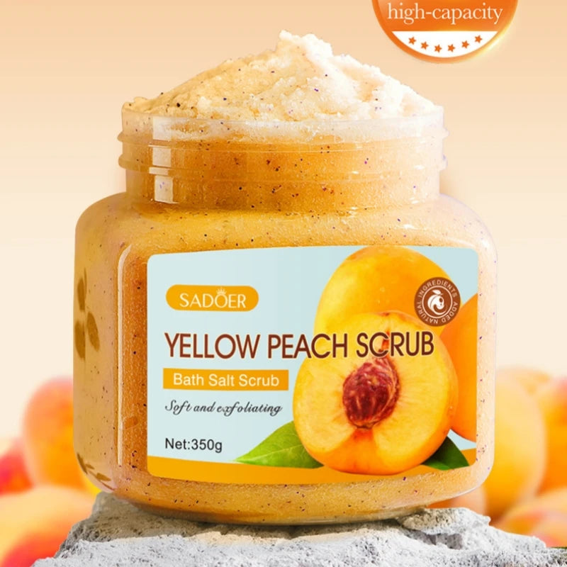 350g Body Bath Scrub, with Gentle and Fine Exfoliating Particles That Can Clean Dirt and Oil from the Skin, Improve Rough Skin Texture, Make Skin Bright, and Give It a Silky, Smooth, and Radiant Feel - Home Care