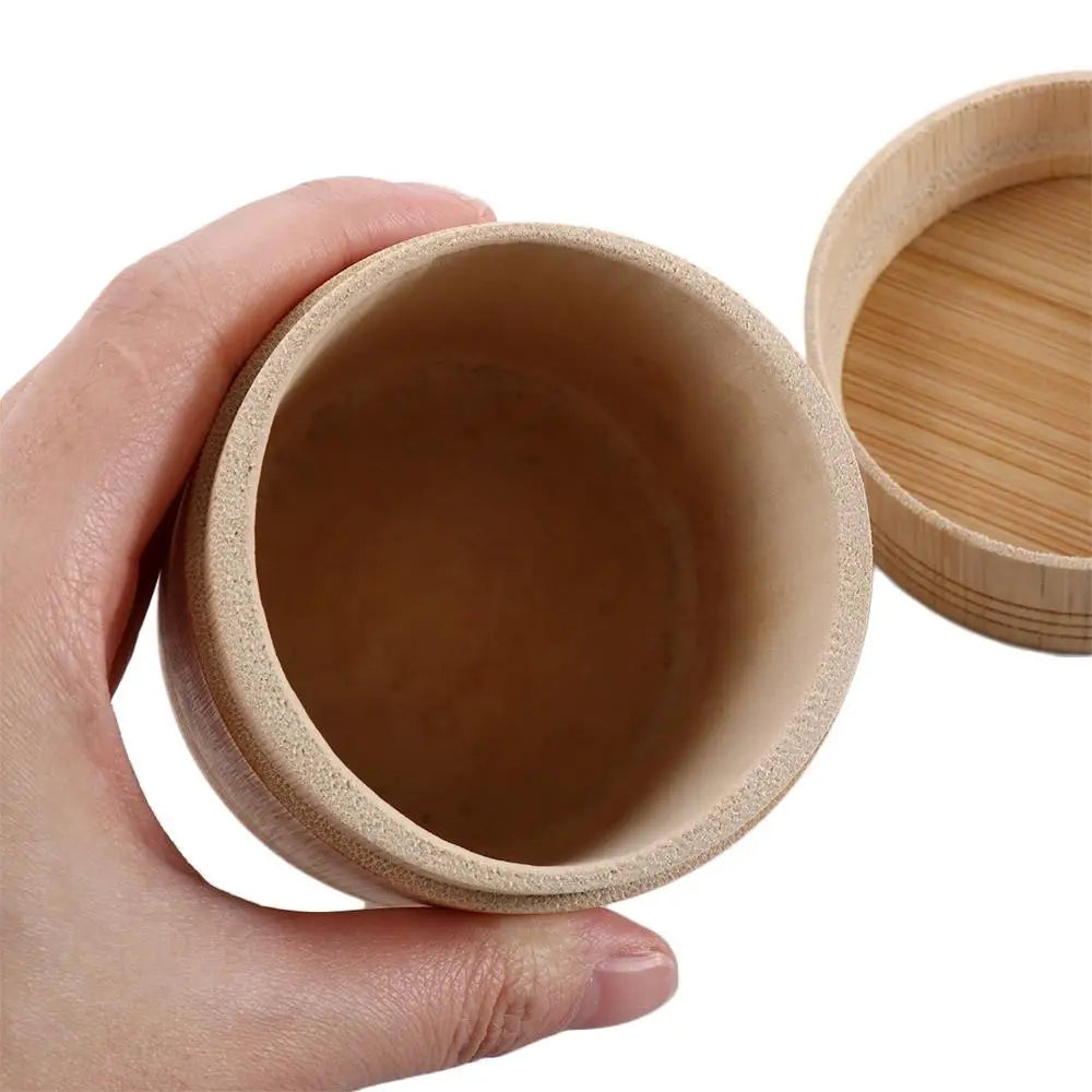Handmade Tea Box Bamboo Storage Box Tea Canister Lid Seal Kitchen Storage Jars Accessories Spice Box Case Organizer
