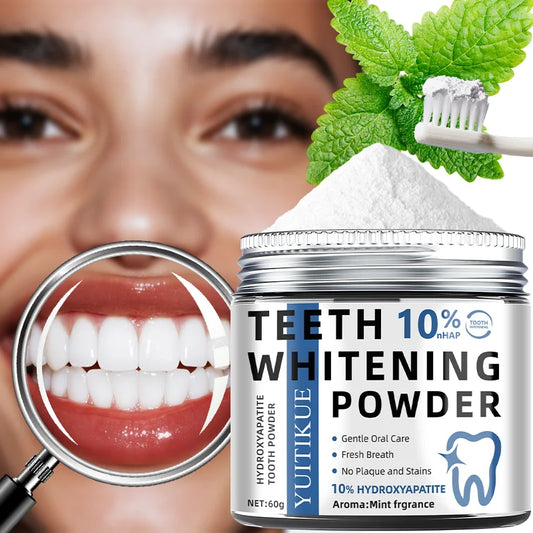 5 Days White teeth cleaning powder, deep cleaning and polishing, whitens teeth in 5 days, portable, suitable for daily use and travel