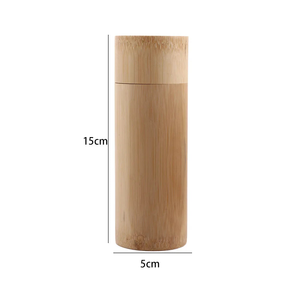 Handmade Tea Box Bamboo Storage Box Tea Canister Lid Seal Kitchen Storage Jars Accessories Spice Box Case Organizer