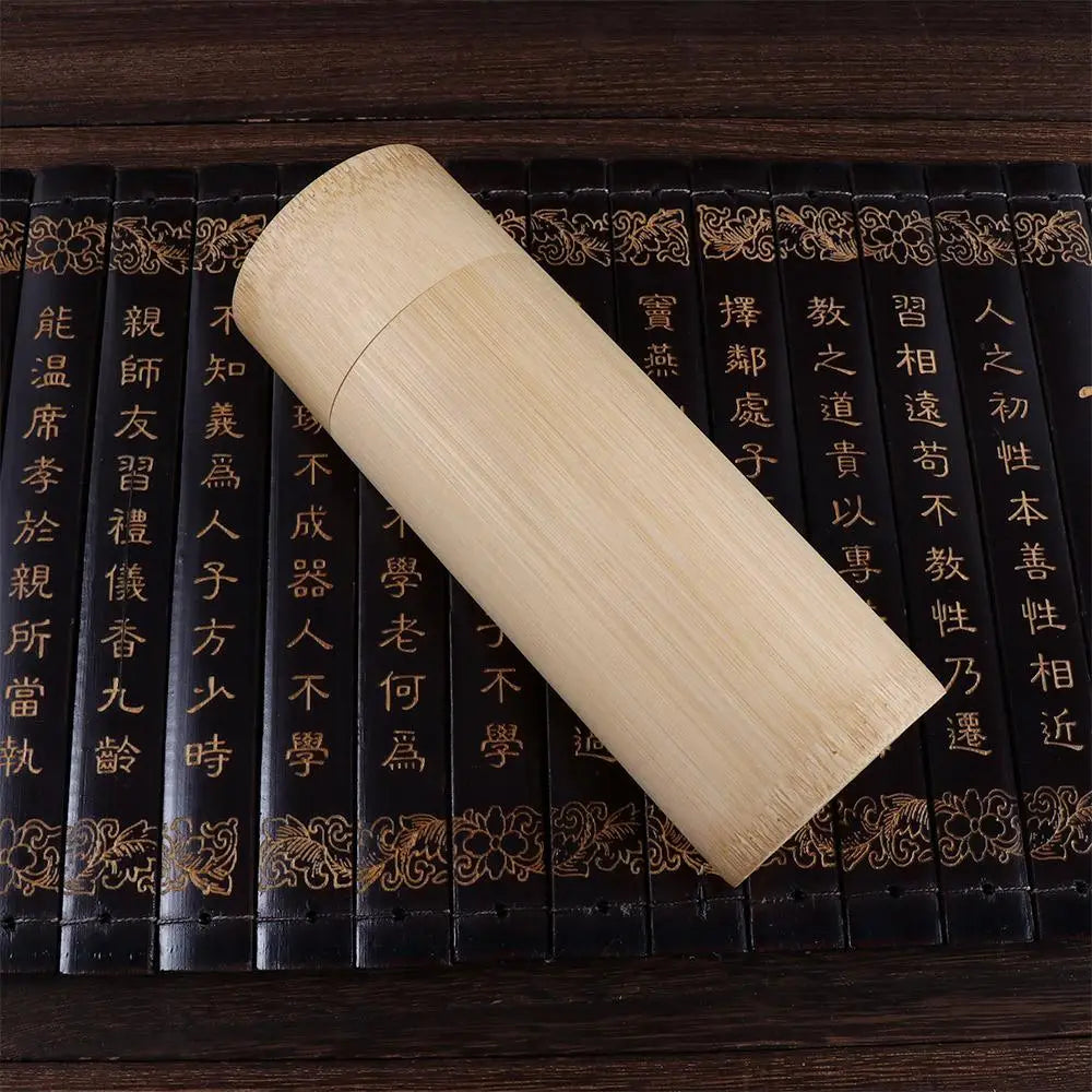 Handmade Tea Box Bamboo Storage Box Tea Canister Lid Seal Kitchen Storage Jars Accessories Spice Box Case Organizer