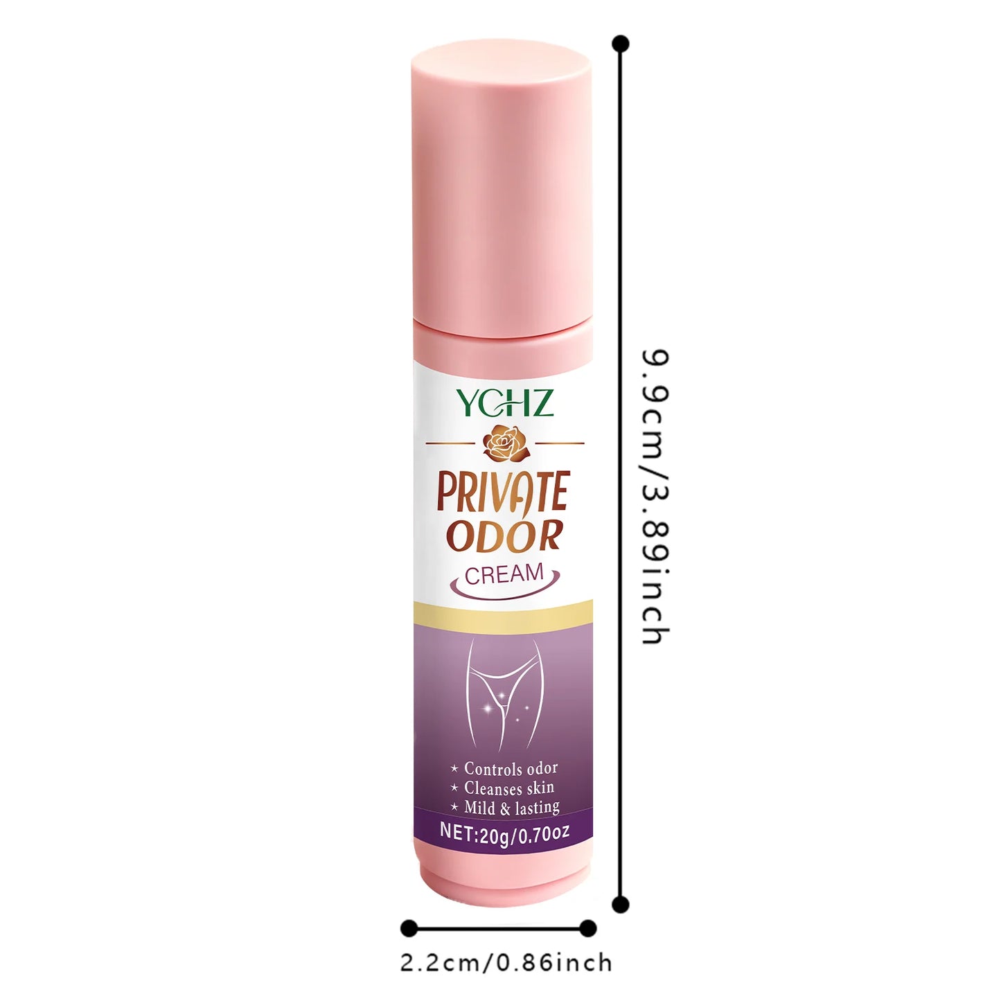 Women's Intimate Cream, Women's Underwear Deodorant Fresh Fragrance, Personal Underwear Hygiene Care Product-20G