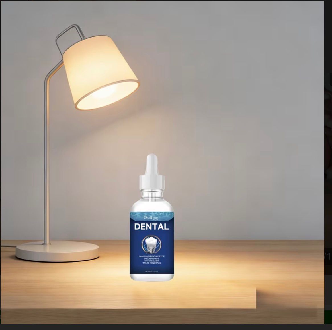 TrueRelief Tooth Armor Liquid Drops – Hydroxyapatite Enamel Repair for Sensitive Teeth & Fresh Breath (2.03oz)