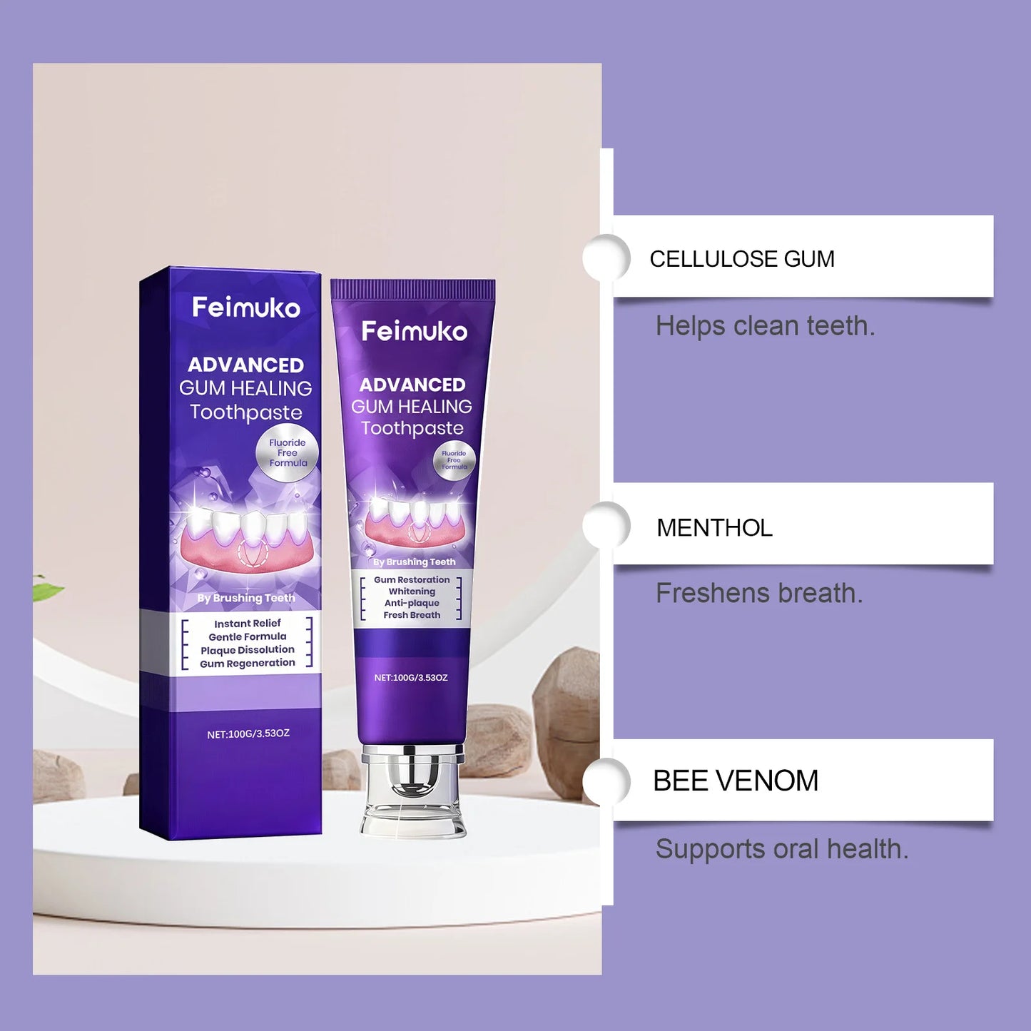 Nano Hydroxyapatite Toothpaste Removing Yellow Teeth Cleaning Tooth Stain Lasting Fresh Oral Minty Fresh Oral Care Toothpaste