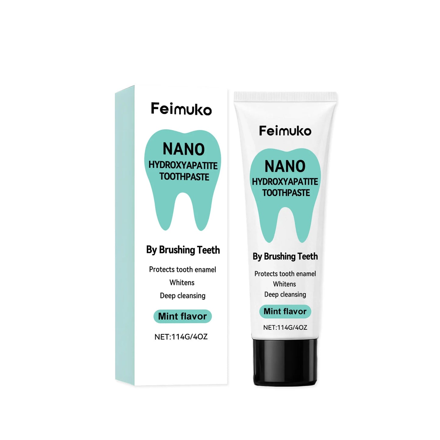 Nano Hydroxyapatite Toothpaste Removing Yellow Teeth Cleaning Tooth Stain Lasting Fresh Oral Minty Fresh Oral Care Toothpaste