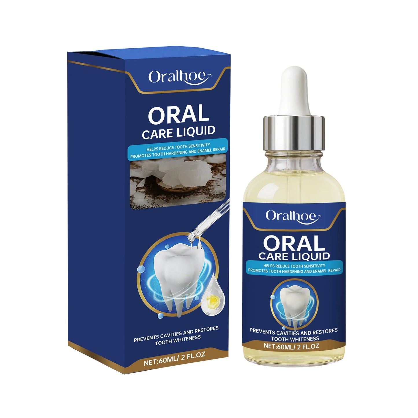 Damaged Gum Repair Care Gel Serum - Soothe Sore Gums Deep Clean Teeth Remove Plaque & Tartar for Teeth Whitening & Dental Care